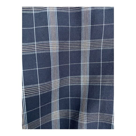 NEW $58 Denim & Flower Mens Cotton Long Sleeve Button Slim Fit Shirt Navy Size M - Picture 3 of 10